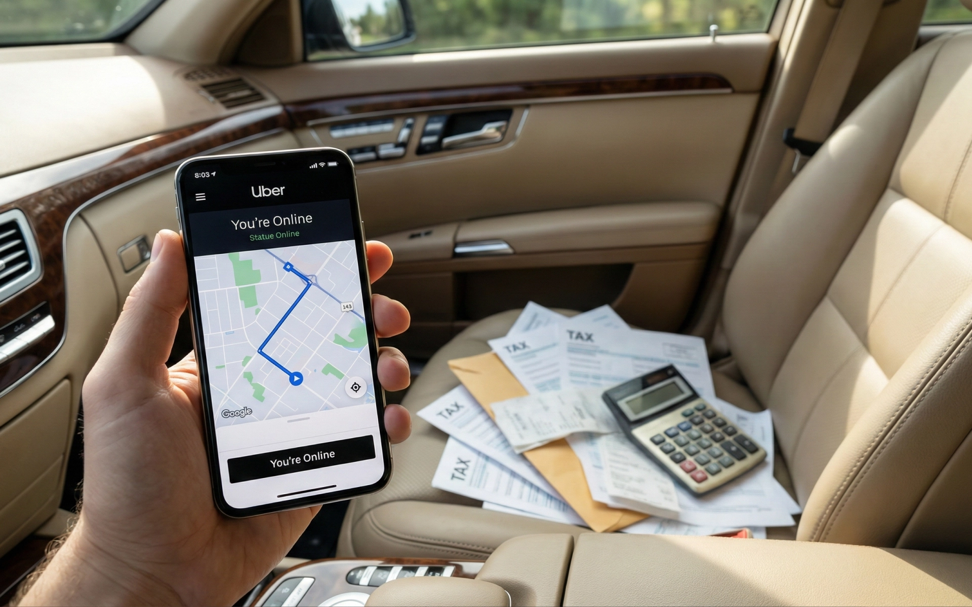 Jak zostać kierowcą Uber z własnym samochodem bez rejestracji działalności w Polsce