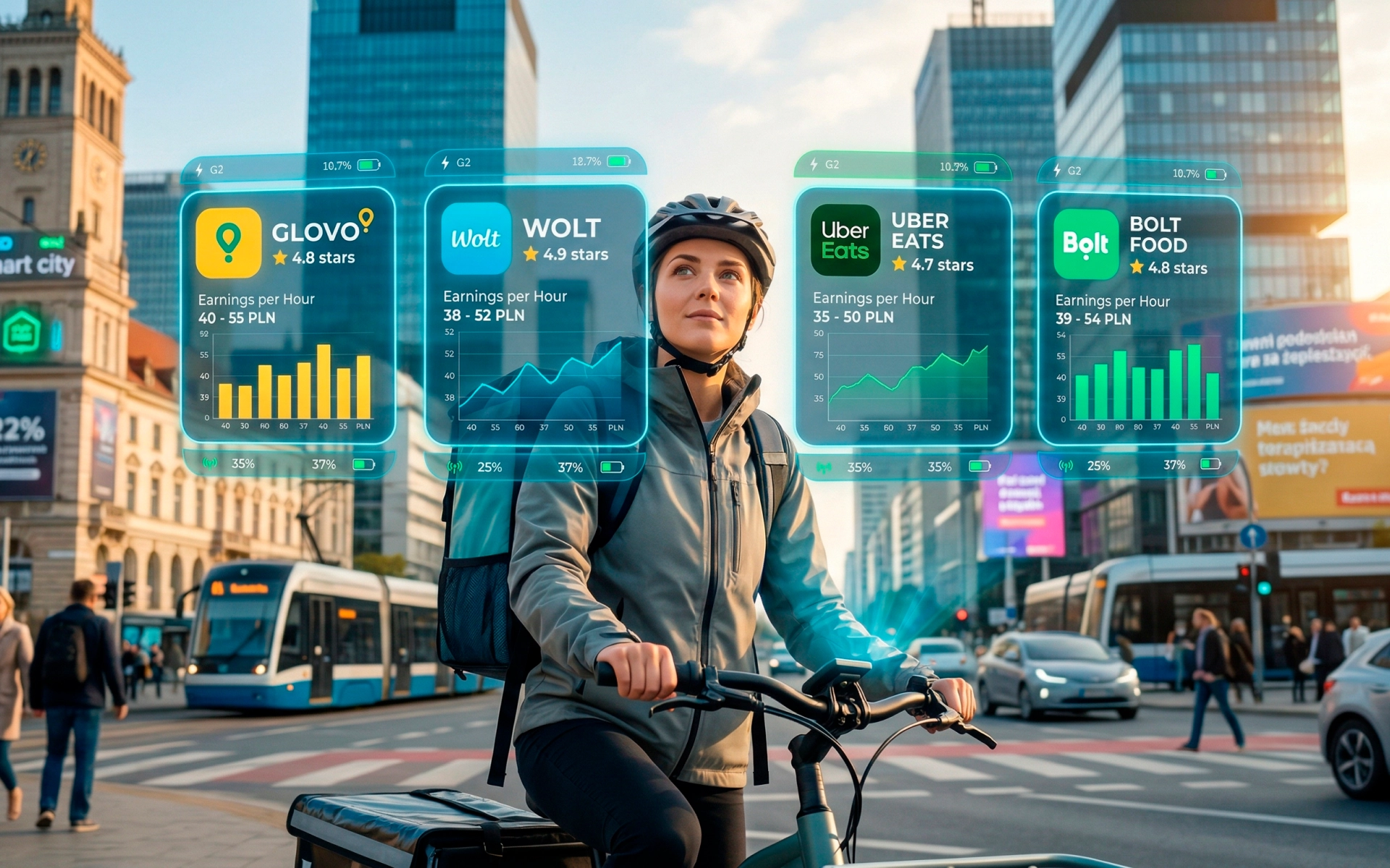 Najlepsze aplikacje dla kuriera: ranking i gdzie bardziej się opłaca