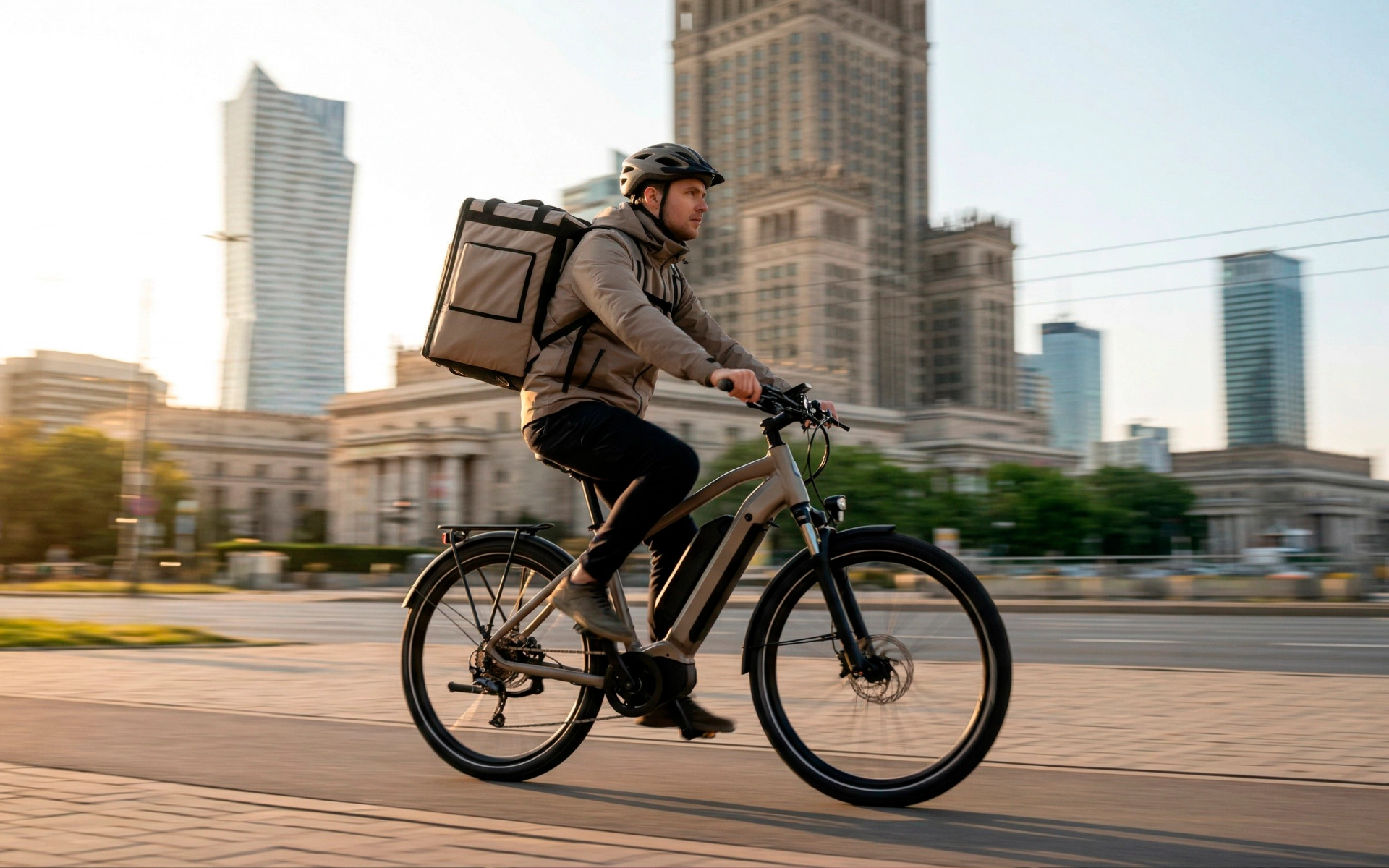 Rowery elektryczne dla kuriera: jaki wybrać do dostawy jedzenia?